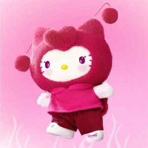 Miniso Hello Kitty Pop Star Vinyl Plush Pendant - Zest
